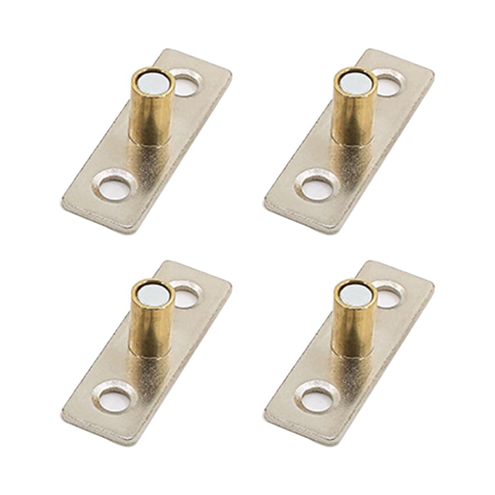 Sliding Barn Door Roller Guide, 4Pcs Metal Locator Stopper for Glass Sliding Doors Cabinets - 8mm Diameter