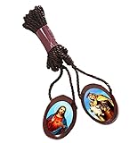 Pack of 6 pcs.- Scapulars Catholic Necklace with