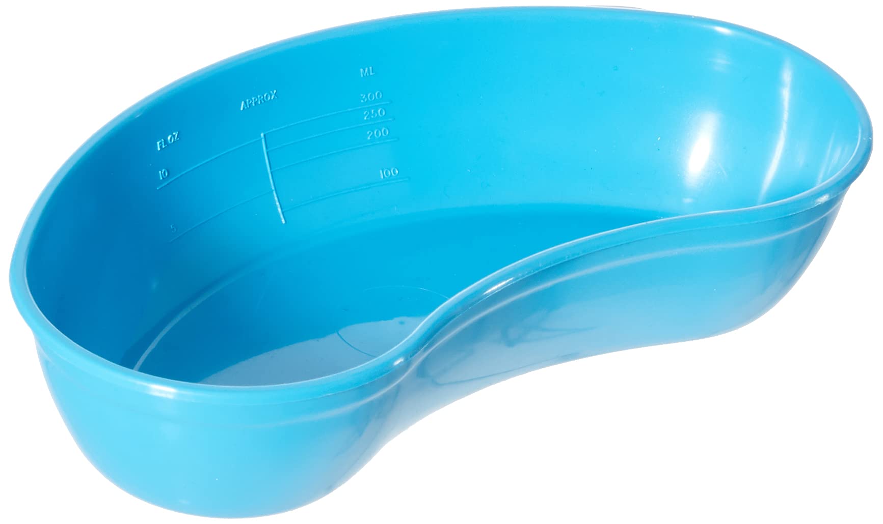 GIMA 26635 Plastic Kidney Dish, Graduated, 200 mm x 98 mm, 500 mL