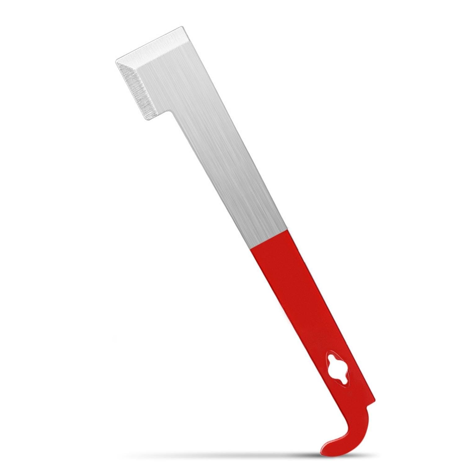 Flexzion Hive Tool J Hook Stainless Steel Bee Hive Frame Lifter & Wax Scraper - 10.5 Inch Beekeeping Gear for Easy Frame Removal & Propolis Cleaning, Durable Bee Tool for Apiary Inspections