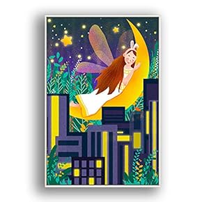 Framed Canvas Wall Art for Living Room, Bedroom Flow in The Dream Canvas Prints for Modern Home Decoration Ready to Hang - 16"x24" inches