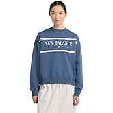 New Balance Womens Athletics Nautical Lobster Crew