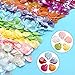 Habbi Slime Supplies Kit 132pcs DIY Slime Beads Charms Include Fishbowl Beads, Floam Balls, Glitter, Shells, Confetti, Cake Flower Fruit Slices, Slime Tools and Accessories for DIY Slime Making
