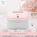 (Upgraded) MEMI Dreamy Wipes Warmer | Holder | Easy-USE | Perfect Gift |(Pink Rose))