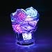 (12 Pack) Multi Color Light-Up LED Ice Cubes,1.37 times 1.37 Inch Square with 8mode color Changing and Flashing Function – Multi Color Version
