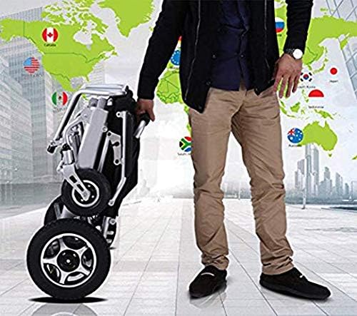 Culver Best Rated Exclusive Dual “500W” Motors Deluxe Electric Wheelchair for Adults. All Terrain Heavy Duty Lightweight Foldable Dual Battery Travel Power Wheelchairs (Free Wheelchair RAMP Gift).