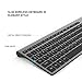 Wireless Keyboard with Mouse,J JOYACCESS 2.4G Thin Coreless Keyboard and Mouse Combo,Ergonomic, Full Size, Compact,Slim for PC, Mac,iMac，Desktop, Computer, Laptop, Windows,Smart TV-Black and Grey