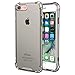 Speira Compatible with iPhone 8 / iPhone 7 Transparent Case, Reinforced Corners, [Anti-Discoloration] [No-Slip Grip] (Gray)