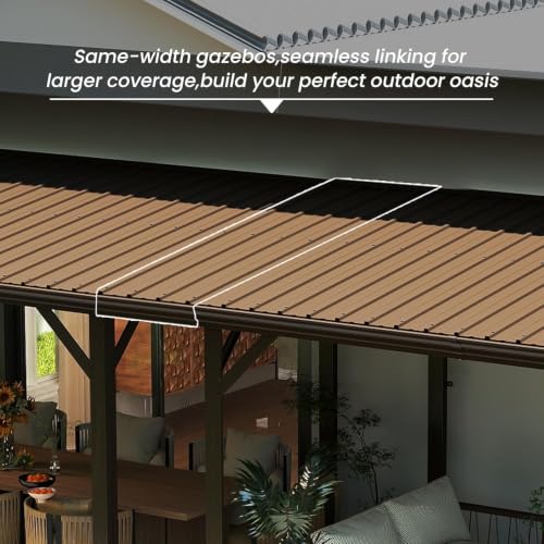 Domi 10x10 Lean-to Gazebo Review: Wall-Mounted Hardtop Shelter With Galvanized Steel Roof image 28