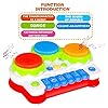 Yerloa-Baby-Drum-Music-Learning-Toys-for-Toddler-1-2-3-Year-Old-Baby-Musical-Instrument-with-Keyboard-Drum-Mini-Piano-for-Kids-for-Boys-and-Girlsnot-include-xylophone Yerloa Baby Drum Music Learning Toys for Toddler 1 2 3 Year Old Baby Musical Instrument with Keyboard & Drum Mini Piano for Kids for Boys and Girls(not include xylophone)