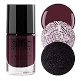 Maniology (formerly bmc) Snowflake Waltz Collection: Toy Soldier - Dark Plum Maroon Cream Creative Art Stamping Polish