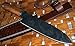 CF-27 Handmade Damascus Steel Santoku Knife - Perfect Grip Olive Wood Handle