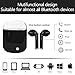 Bluetooth Earbuds Bluetooth Headphones Wireless Earbuds Wireless Headphones Mini Stereo In-Ear TWS Earpieces Earphones With Noise Cancelling Microphone for All Bluetooth Devices (Black)