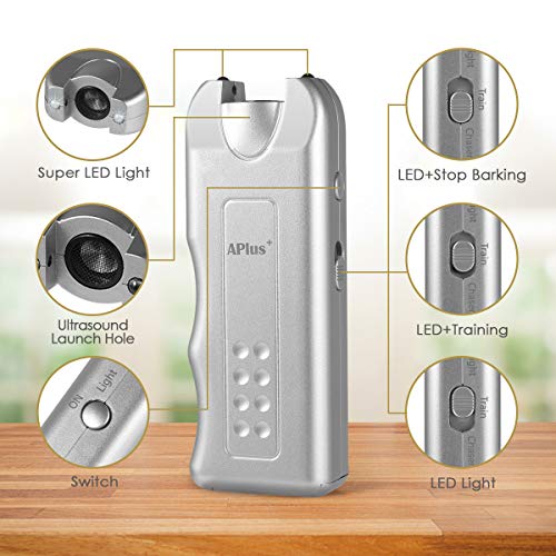 Zomma Handheld Dog Repellent, Ultrasonic Infrared Dog Deterrent, Bark Stopper + Good Behavior Dog Training - Thumbnail 2