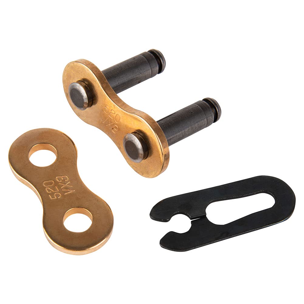 Photo 1 of D.I.D 520VX3 Gold X-Ring Chain Clip Type Connecting Link