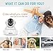 IP Camera, UOKOO 720P Wireless Security Surveillance Camera with Pan/Tilt ,P2P Audio and Night Vision use for Pet Monitor, Puppy Cam, Baby Monitor and Nanny Camera C25