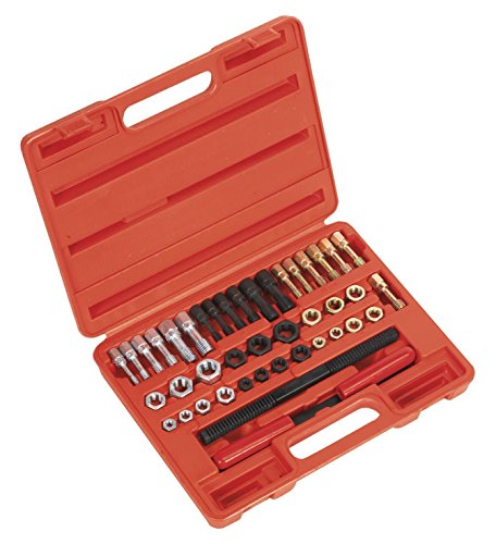 Photo 1 of Ctooltool Universal 42Pcs Re Threading Tool Set Kit Metric Sizes UNF and UNC Fractional and Metric Thread Restorer Kit