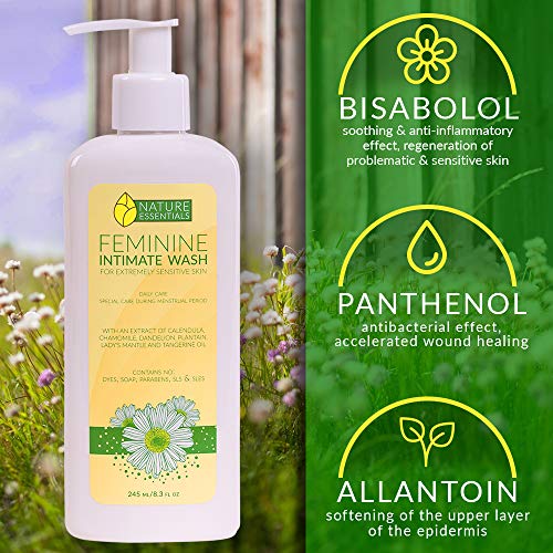 Natural Feminine Intimate Wash Gel Women Hypoallergenic Intimate Gel