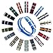 CIVO Watch Bands Premium Ballistic Nylon Watch Strap Stainless Steel Buckle (Sky/Ivory, 22mm)