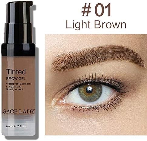 Waterproof Eyebrow Gel Makeup Henna Shade For Eye Brow Tint Natural Enhancer Make Up Cream Long Lasting Cosmetic 01 light brown