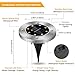 Solar Ground Lights, 8 LED Inground Solar Lights, Solar Powered Garden Lights for Outdoor Pathway Lawn Yard Patio Walkway Waterproof in-Ground Light- Bright White (8 Pack)