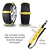 Mannice Men's Slip SUV Adjustable Universal Emergency Thickening Anti Skid Tire, Winter Driving Security, Traction Mud Snow Chains,Fit for Most Car/Truck,10 Pcs (, One Size)