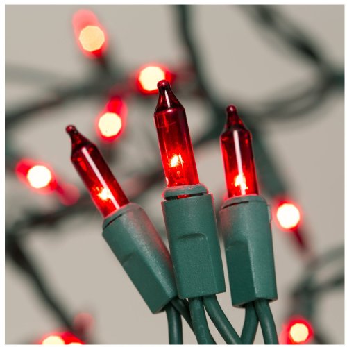 Holiday Wonderland 400388 Mini Light Set, Red, 100count Pricepulse
