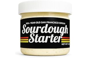 STONEY'S SOURDOUGH PIZZA CO Sourdough Starter | +100 Years Old San Francisco Origin | Live Sourdough Culture | Step-By-Step Instructions On Feeding And Baking Your First Loaf Of Sourdough Bread | Perfect For Beginner Bakers | 1 Oz. Jar
