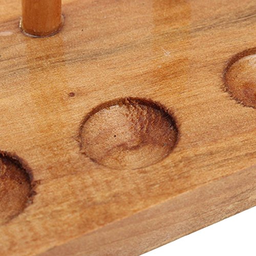 Wooden Laboratory Test Tube Rack 21mm 10 Holes - Thumbnail 5