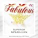 40 & Fabulous Birthday Wine Glass for Women | Fun Gift for Woman Turning Forty Years Old | Mom, Best Friend, Aunt, Sister, Cousin, Co-Worker | Big 23 oz, 8.8” Tall Wine Glass