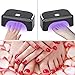 KEDSUM 12W LED Lamp-One-button Control-10s, 30s, 60s and 300s with Auto Shutoff-Nail Dryer for Quickly Dry LED Gel Nail Polish