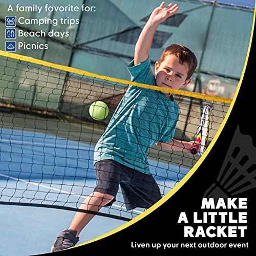 BOULDER Portable Badminton Net Set for Tennis, Soccer Tennis