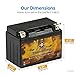 Pirate Battery YTX9-BS 12 V 120 CCA AGM – Maintenance-Free 8 Ah Battery for ATV, Motorcycle, Scooter, Jet Ski – T3 Nut & Bolt Terminal – Fits Yamaha Raptor 350, Honda CRF450, Polaris Trail Blazer