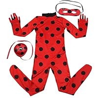 Girls Ladybug Dressing up Set (M) Red and Black
