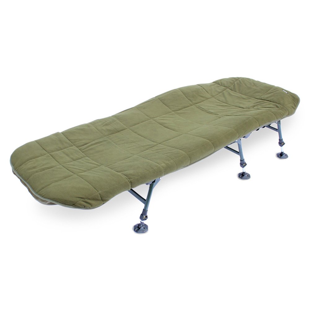 Abode Hollow Fill Quilted Fleece Bedchair Mattress Topper Carp Fishing