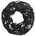 Pug Dog Print Women's Infinity Scarf Lightweight (Black)