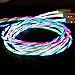 FULLOPTO Light up Charge Cable for Samsung Type C, 1m USB C Light up Fast Charge Cable with Running Flowing Light for Samsung Galaxy S10+ S10 S9 S8 Note 9 8 Nintendo Switch Sony LG(Blue)