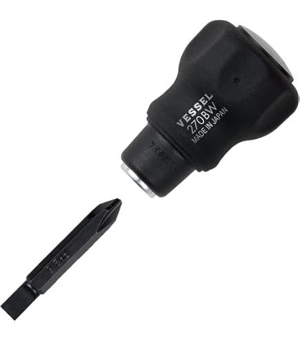 Amazon.com: Vessel TD-6700W-23 Stubby Ratchet Driver : Toys & Games