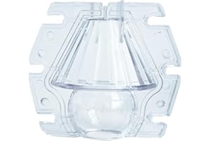 VILLCASE Two-piece Plastic Candle Mold for DIY Handmade Scented Candle Making, Table Lamp Shape Mold for Home