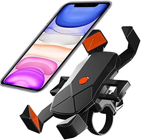 Bike Phone Mount, Motorcycle Phone Holder,Universal Adjustable Bicycle Cycling Handlebars for iPhone 12,11 Xs Max XR X 8 7 6 Plus, Samsung S10+ S9 S8, Note 10 9 8, GPS, 4-7 inches Android Cell Phone Bike Phone Mount, Motorcycle Phone Holder,Universal Adjustable Bicycle Cycling Handlebars for iPhone 12,11 Xs Max XR X 8 7 6 Plus, Samsung S10+ S9 S8, Note 10 9 8, GPS, 4-7 inches Android Cell Phone