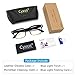 Cyxus Computer Blue Light Blocking Nerd Candy Glasses for Man and Women Anti Eye Strain Eyewear UV Headaches for Digital Screens Black Blue
