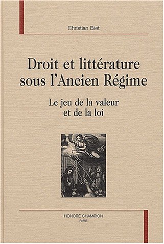 Droit et littérature sous l'Ancien régime