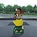 Car Dashboard Decor Hula Girl, Car Solar Powered Swinging Toy Dancing Hawaiian Hula Girl Dashboard Bobble Doll,Collection Figurines Gifts for Decoration (D)