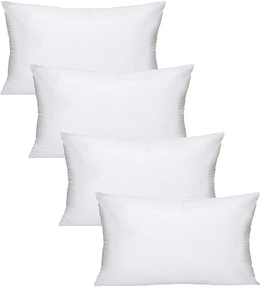 Amazon Com Moonrest 4 Pack Synthetic Down Lumbar Pillow Insert