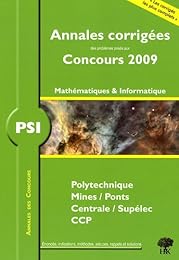 Mathématiques et informatique, PSI