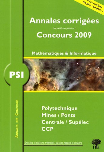 Mathématiques et informatique, PSI