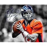 Ikonic Fotohaus Peyton Manning Signed Photo Autograph Print Wall Art Home Decor