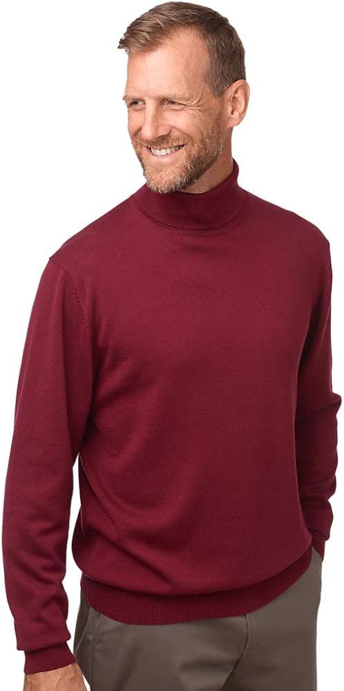 men's pima cotton turtleneck