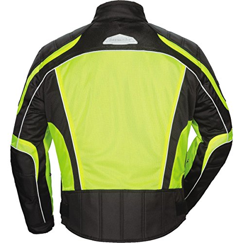 TourMaster Men's Intake Air 4.0 Jacket Hi-Viz Yellow/Black (Large)
