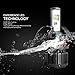 CougarMotor 9007 (High/Low) 80W LED Headlight Bulbs All-in-One Conversion Kit,7200 Lumen (6000K Cool White)